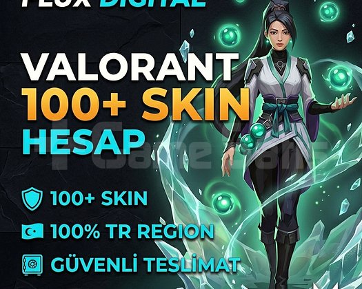 TR Sunucu | 100+ Skin Valorant Random Hesap