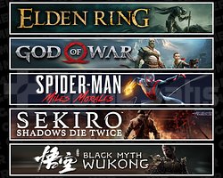 Elden + GOW + Miles + Sekiro + Wukong