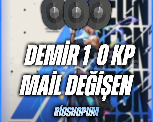 TR - DEMİR 1 0KP - MAİL DEĞİŞEN - ULTRA DÜŞÜK MMR!