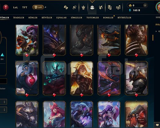 TR / 599 LEVEL / 177 SKİN / FUL HERO +MAİL
