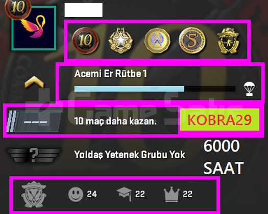 6000 SAAT  ! 5 MADALYA 46 WİN FACEİT SEÇKİN HESAP