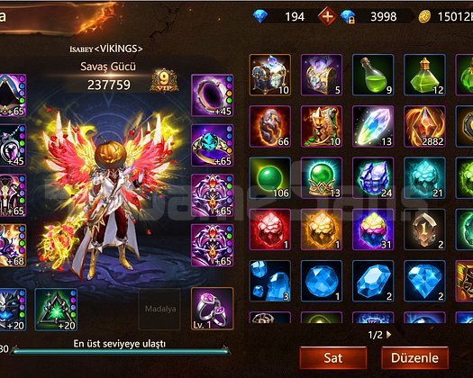 S221 GELİŞİME ACIK VİP 9 LORD AYRICALIGI AKTIF