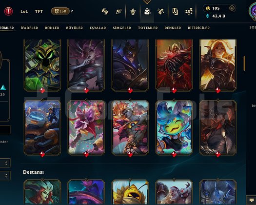 TR + 322 LEVEL + 122 KOSTÜM + 172 HERO + GÜMÜŞ 1!