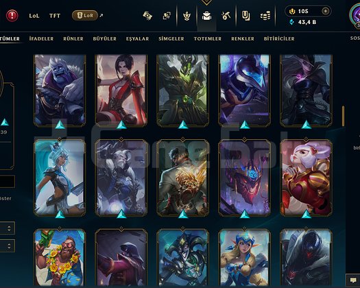 TR + 322 LEVEL + 122 KOSTÜM + 172 HERO + GÜMÜŞ 1!