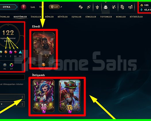 TR + 322 LEVEL + 122 KOSTÜM + 172 HERO + GÜMÜŞ 1!