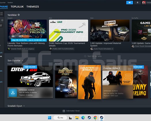 ACİL SATILIK STEAM HESABI FİYATA GÖRE UCUZA