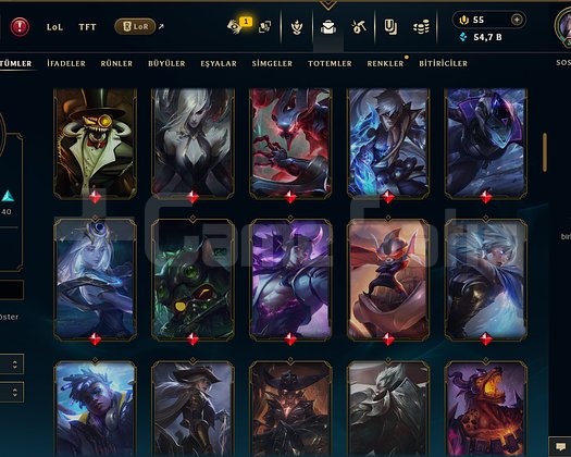 EUW + 334 LEVEL + 102 KOSTÜM + 172 HERO + GOLD 4!