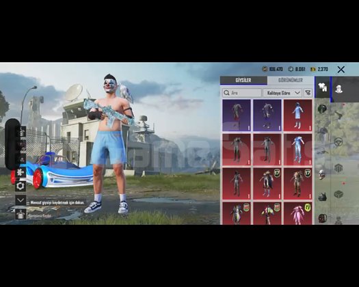 BUZ M4,MAVİ ŞORT FIRSAT PUBG HESABI KAÇMAZ