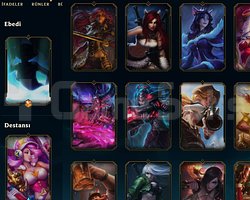 EUW 17 SKIN 63 HERO HANDMADE UNRANKED KATA MAINLIK
