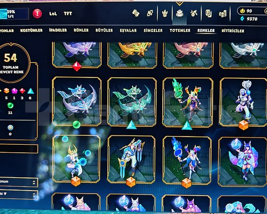 Euw Faker imzalı ahri özel skinli hesap