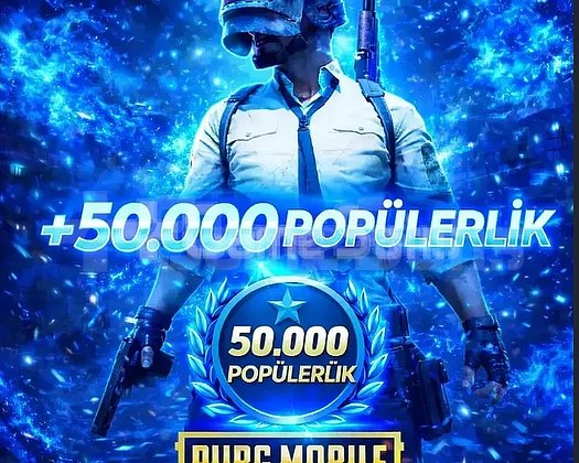 50 K POPÜLERLİK KARIŞIK POPÜLERLİK MEVCUT