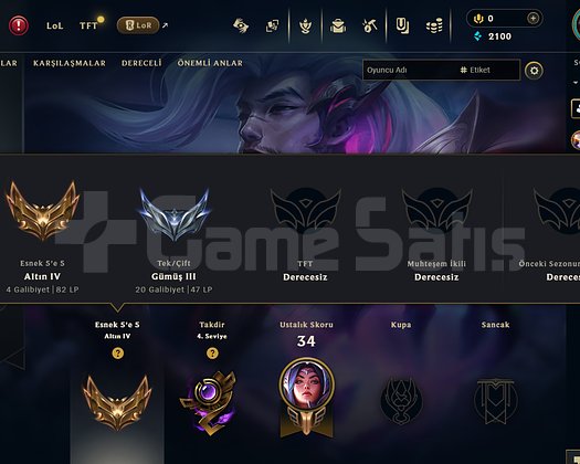 SMURFLERE UYGUUN SOLOQ 65 WİNRATE +30 LP FLEX 80