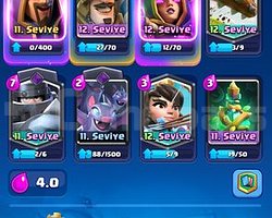 CLASH ROYALE HESAP SATIŞI 6299 KUPA