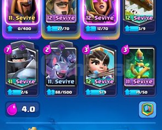 CLASH ROYALE HESAP SATIŞI 6299 KUPA