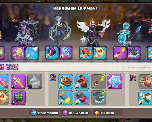 Clash Of Clans Eski Hesap Ful Köy Satılık.