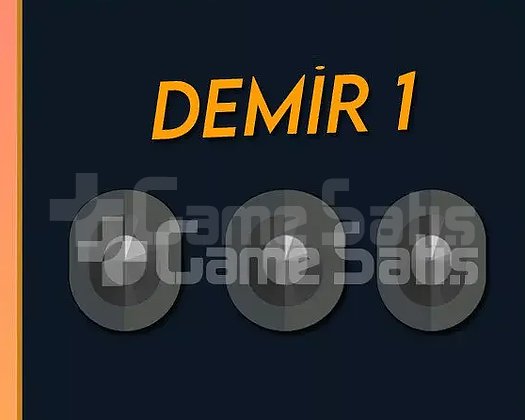 TR DEMİR 1 TAKILMALIK SAFE HESAP