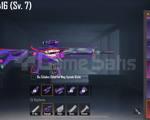 MASKARA MAXX UMP 5 SCAR 4 FORM VE BAĞLAR TEMİZDİR