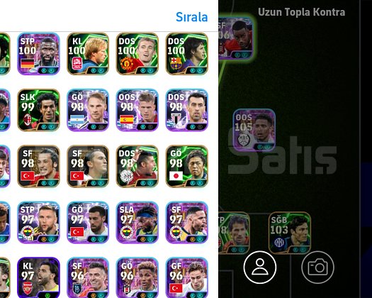 SATILIK EFOOTBALL HESABI | KOLEKTİF GÜÇ 3271