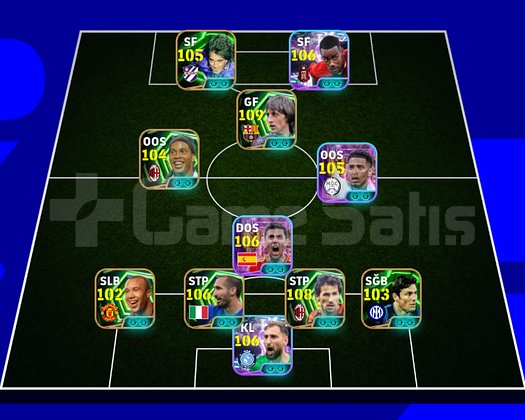 SATILIK EFOOTBALL HESABI | KOLEKTİF GÜÇ 3271