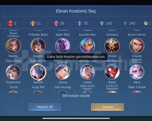 TR ID MEGA 4 HESAP DOPDOLU 524 SKİNN