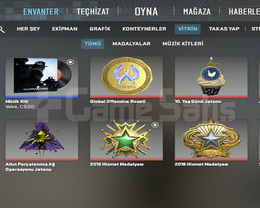 CSGO Full madalya Main hesap