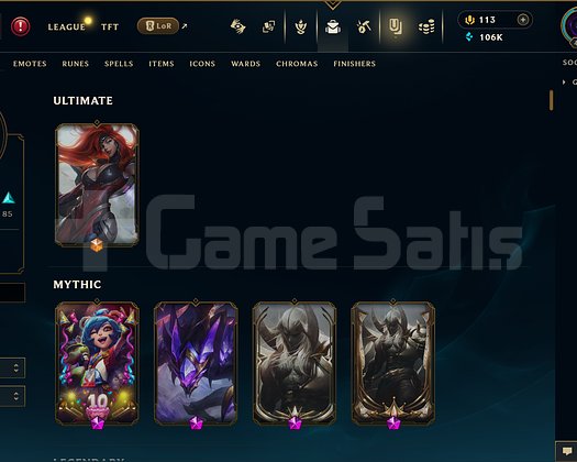 EUW | 188 SKİN | UNRANKED