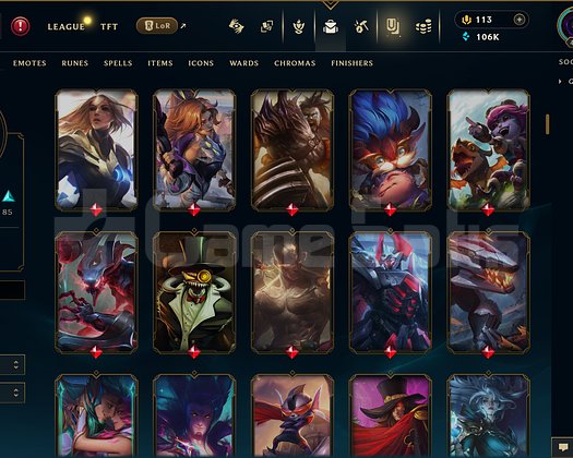 EUW | 188 SKİN | UNRANKED
