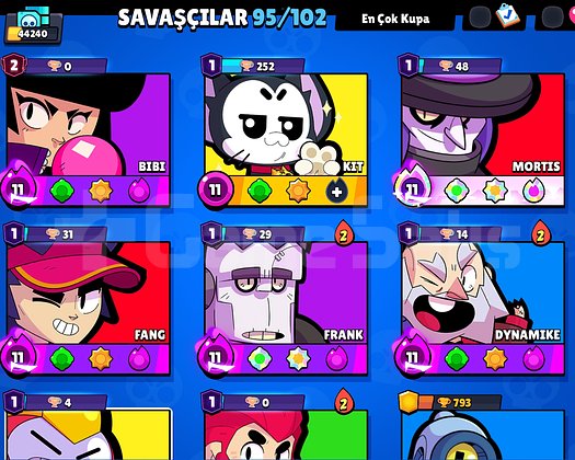 43K KUPA | 95/102 KARAKTER NEREDEYSE FULL