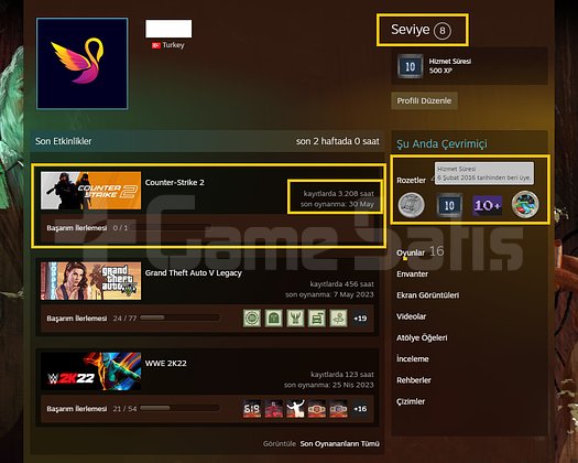 NADİDE ! FACEİT ! 8 MADALYA 713 WİN 3208 SEÇKİN
