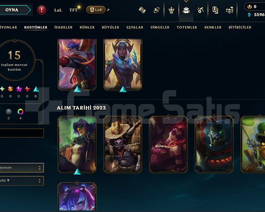 EUW ALTIN 3 15 KOSTÜMLÜ HESAP