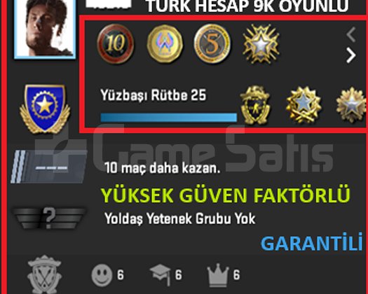 TR ANINDA TESLİM | 7 MADALYA | 815 SAAT| FACEIT