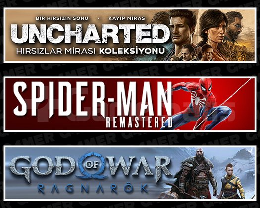 Uncharted + SpiderMan RE + Ragnarök