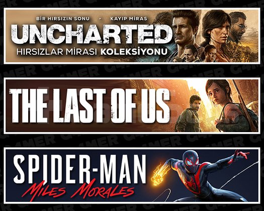 Uncharted + The Last Of Us 1 + Spider Man Miles
