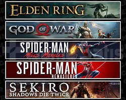 Elden + GOW + Miles + Spider 1 + Sekiro