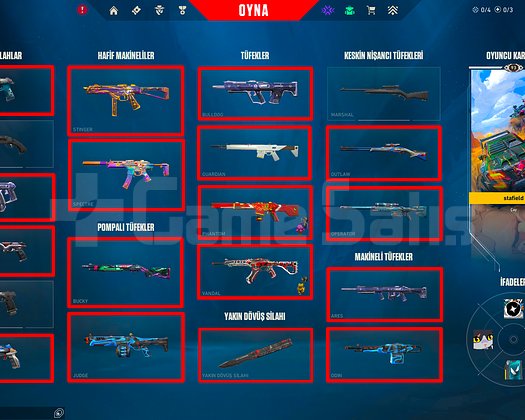 TR + 93 SEVİYE + KELEBEK + 4 VANDAL + 5 PHANTOM!