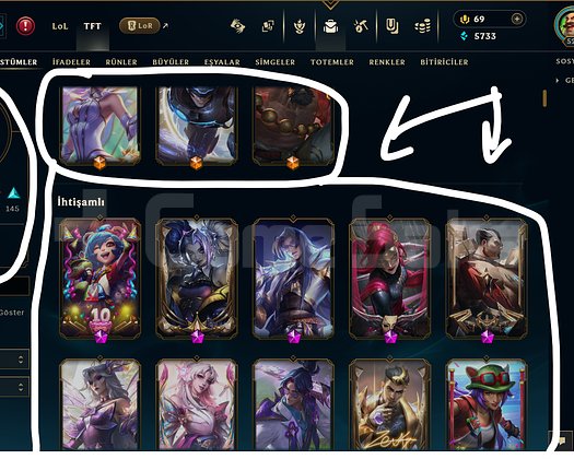 522 LEVEL / 329 SKİN / FUL HERO +MAİL +14K SATIŞ