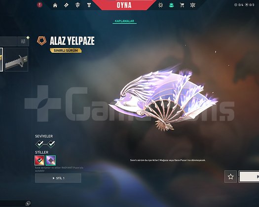 Alaz Yelpaze Uzaylı Avcısı Bıç Faz Koruyucu Vandal