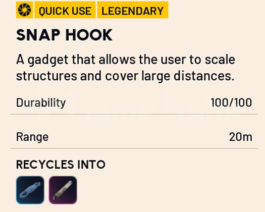 3x Snap hook