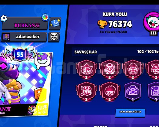 77K KUPA |  55 PRESTİJ | 60 MAX KARAKTER 50 HİPER|