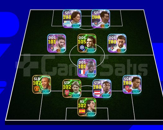 Süper Lig kadrolu full hesap