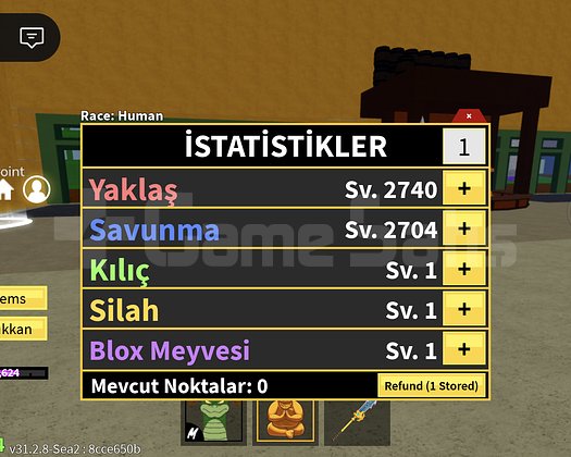BLOX FRUİTS 1815 LEVEL HESAP yeni sahibine H.O.