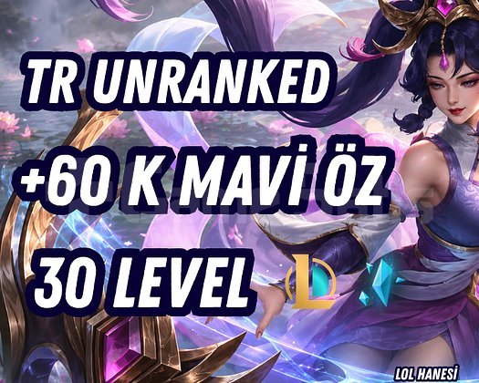 BAN YEMEZ TR +60 K ÖZ 30LVL UNRANKED