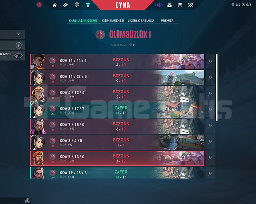 GÜNCEL İMMORTAL 1 FULL+FULL HESAP