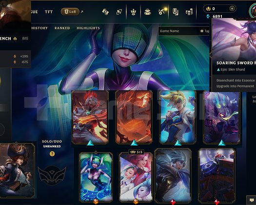 EUW 30 LVL MAIL ONAYSIZ 13 SKIN DJ SONA KDA SERA