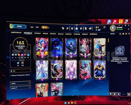 Valorant + LoL Birleşik Hesap Kaçrılmayacak Fırsat