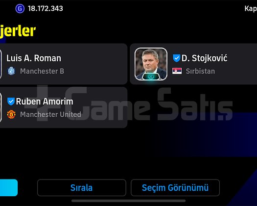 Satılık efootbal hesabı mükemmel hesap kacırmayın