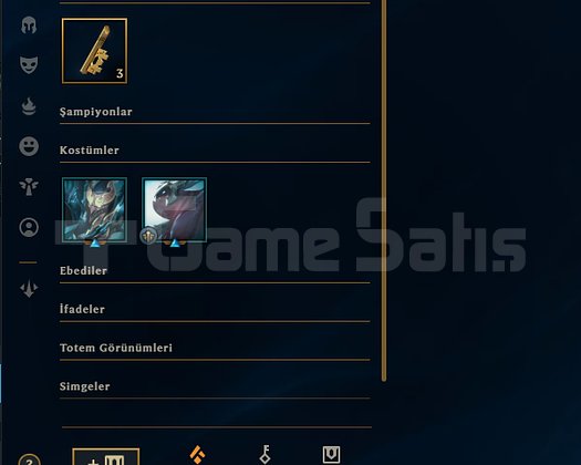 DEMİR 1 EĞLENMELİK EUW HESAP