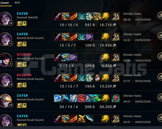 DEMİR 1 EĞLENMELİK EUW HESAP
