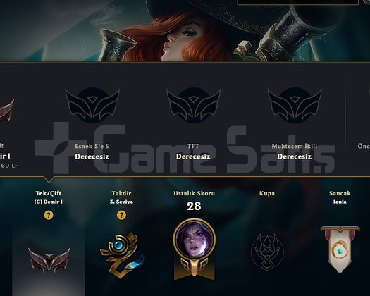 DEMİR 1 EĞLENMELİK EUW HESAP