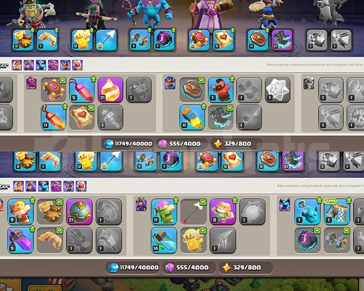 Coc th14max herşey tuzak kahraman dahil 713madalya